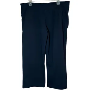 Ralph Lauren Active LRL Wide Leg Pull-on Stretch Pants Womens Sz XL Crop Yoga thumbnail 3