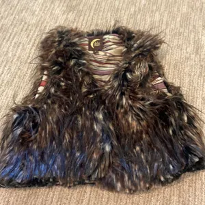 Blu moon fur vest thumbnail 1