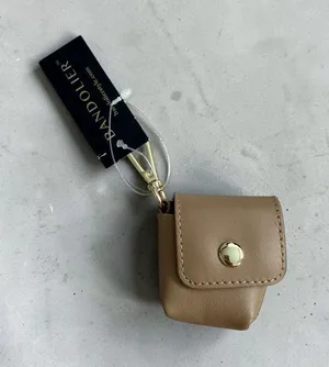 BANDOLIER Tan Clip on AirPod Pouch NEW NWT thumbnail 1