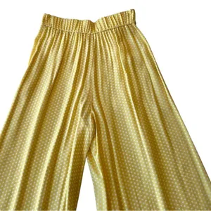 Zara Yellow Polka Dot Palazzo Pants thumbnail 11