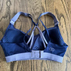 Calia by Carrie Underwood Soft Cup Medium Support Sports Bra Purple Size XS thumbnail 2