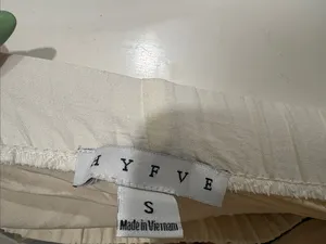HYFVE Women's Wide Leg Pants in Cream thumbnail 4