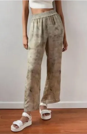 Aritzia Wilfred Aries Pants High Waisted Wide Leg Icy Sage Frost Size XS thumbnail 12