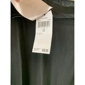 NWT Philosophy Republic Clothing Black Wide Leg Pants Womens Large Tie Waist thumbnail 7