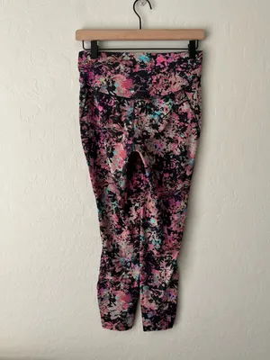 Lululemon Base Pace High Rise Tights Leggings Stencil Blossom Size 8 thumbnail 4