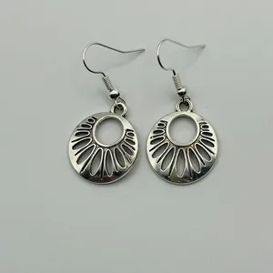 Silver sun ray Earrings thumbnail 3