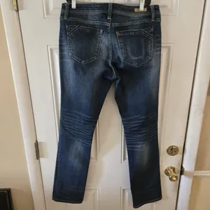 BKE Buckle Black No. 53 Straight Jeans Womens Size 29x32 Candiani Denim Italy thumbnail 2