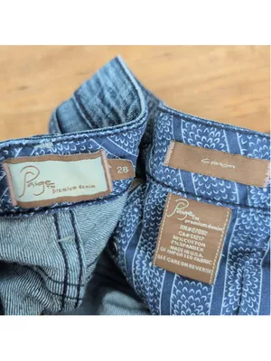 Paige USA Made Canon Flared Canon Jeans 28 thumbnail 2