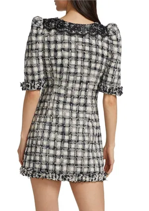 Love Shack Fancy Tweed Mini Dress thumbnail 6