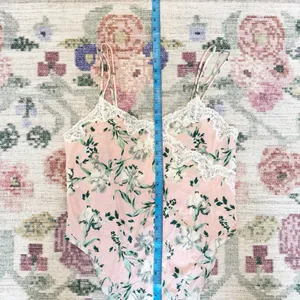 Victoria's Secret Pink VTG Fairy Lace Bodysuit Medium Gold Label Y2K 90s Romantic thumbnail 6