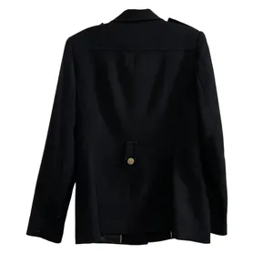 Calvin Klein‎ Womens Navy Military Style Blazer Jacket Gold Buttons thumbnail 2