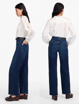 Madewell The Perfect Vintage Wide-Leg Jean thumbnail 3