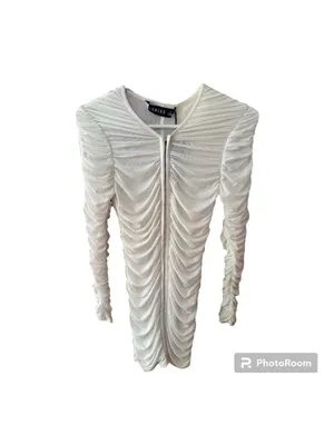 Lioness Garter Mini Dress in White thumbnail 8