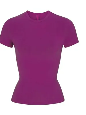 NWOT Skims Cotton Jersey T-Shirt in Lollipop thumbnail 1