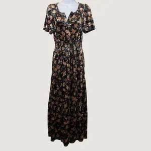 Natural Life Bella Velvet Maxi Dress Small Dark Feminine Whimsigoth Bohemian thumbnail 2
