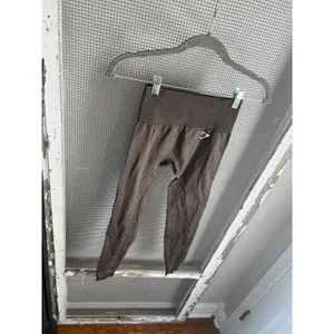 Gymshark Vital Seamless‎ 2.0 leggings in brown marl women's XS thumbnail 2