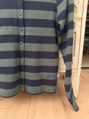 Damson Madder Sybil Stripe Cardigan Size 8 thumbnail 4