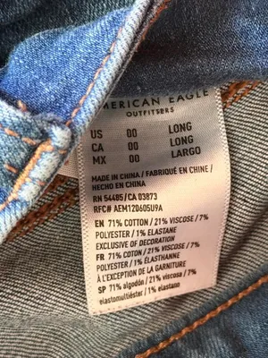 AE Ne(x)t Level Stretch Distressed High-Waisted Jeggings (00 Long) thumbnail 4