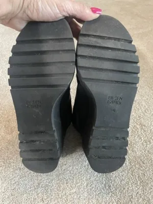 Eileen Fisher Casey Tumbled Nubuck Wedge Bootie‎ Size 6 thumbnail 8