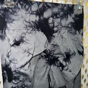 Tie-dye flared leggings booty scrunch grey size L thumbnail 3