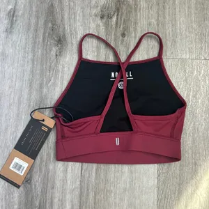 NWT NoBull Cabernet Deep Red Halter Sports Bra High Support Size XS thumbnail 3