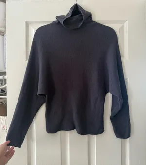 Aritzia Babaton Grey Turtleneck Sweater Top thumbnail 1