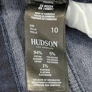 Hudson Straight Leg Jeans Sz 10 Dark Wash Stretch Denim Mid Rise Comfort NEW! thumbnail 11