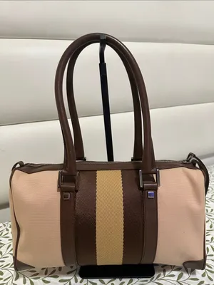 Gucci Boston Canvas Handbag thumbnail 2