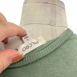 Anthropologie Pilcro Sweatshirt Twofer Mini‎ Dress Short-Sleeve Moss Green Small thumbnail 11