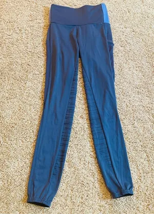 Horze Blue Horseback Riding Equestrian Pants Size 24 thumbnail 1