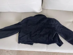 Black Jean Jacket Size XS thumbnail 6