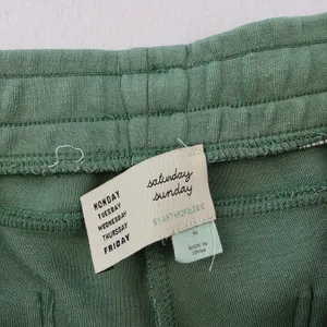 Saturday Sunday Anthropologie Sage Green Snap Button Hem Joggers Size Medium thumbnail 4