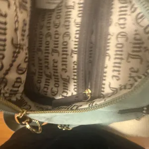 Juicy Couture Teal Velvet Mini Backpack – Y2K Black Label, Gold Hardware thumbnail 9