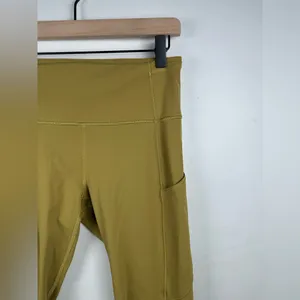 Lululemon Fast and Free Tight II 25” Nulux Grape‎ Leaf Leggings Women’s Size 8 thumbnail 6