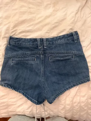 Free People Denim Shorts Eyelet detail thumbnail 3
