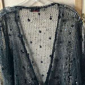 FINAL MARKDOWN Vejaiz Designs Black Knit cardigan small thumbnail 10