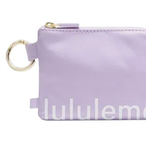 Lululemon Clippable Card Pouch Lavender Frost / White thumbnail 5