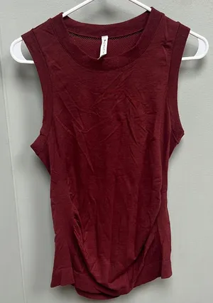 Athleta Red Fitted Tank Top thumbnail 1