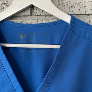 Figs Casma Three-Pocket Scrub Top Royal Blue Size Medium thumbnail 4