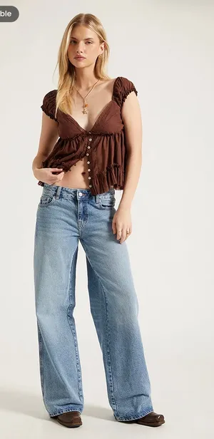 PacSun Low-Rise Baggy Jeans Casey Astrid thumbnail 1