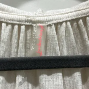 Free People Movement Look Within Layer Long Sleeve Hoodie in Cream Sz S thumbnail 5