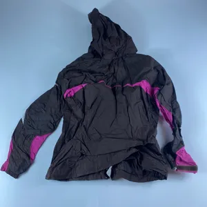 Columbia Jacket Womens Medium‎ Brown Pink White Full Zip Hooded Interchange Ski thumbnail 3