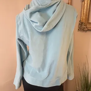 L.L. Bean Lightweight Full Zip Hoodie, Womens Size Large, Light Blue thumbnail 3