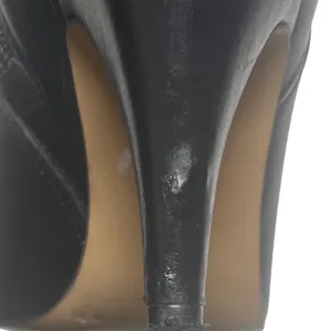 Minimalist Pointed Toe Leather Stiletto Ankle Bootie Vince Camuto 8M Black 8 thumbnail 7