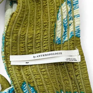 by Anthropologie Printed Smocked Bandeau Top thumbnail 6