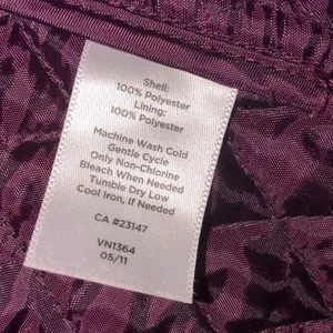 Talbots size small purple quilted zippered vest thumbnail 7