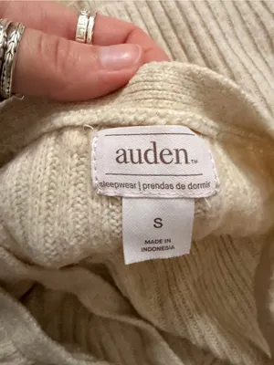 Auden Cream Ribbed Knit Bralette/Cami thumbnail 3