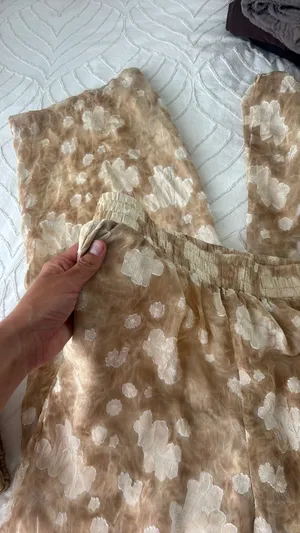 Floral See Through Beach Pants Multi thumbnail 3
