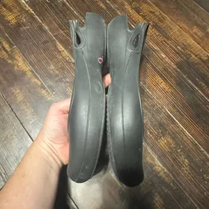 Crocs black slip on rubber ortho washable Mary Jane shoes thumbnail 4