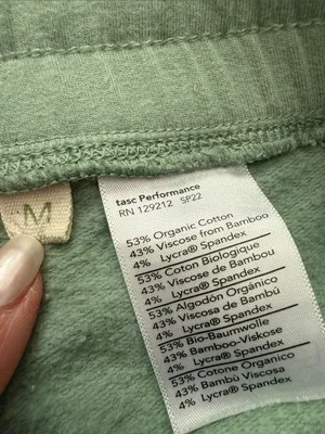 TASC Jade Varsity Brushed Jogger Sweatpants Size M thumbnail 5